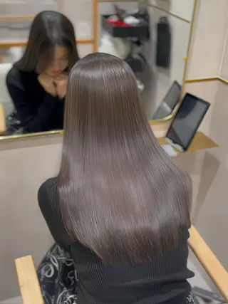 ロング カラー 高槻No.1🇰🇷 韓国ヘア　橋口陽太のヘアスタイル