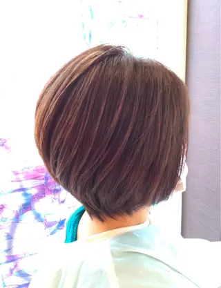 ショート アミーベル🧸🧡 廿日市本店のヘアスタイル