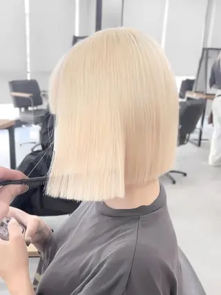 カラー UNBALANCE  OSAKA所属・縮毛矯正モデル 募集中Yuuriのヘアスタイル