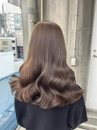 セミロング 韓国カット/ パーマ/KOTAのヘアスタイル