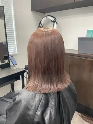 ミディアム カラー 🎀暖色/ラベンダー /paru🤍のヘアスタイル