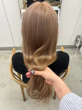 ロング カラー NIKO/名古屋/ 伏見/花屋併設のヘアスタイル