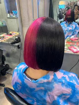 ショート カラー ハイトーン/メンズ/ ウルフ特化   小松のヘアスタイル