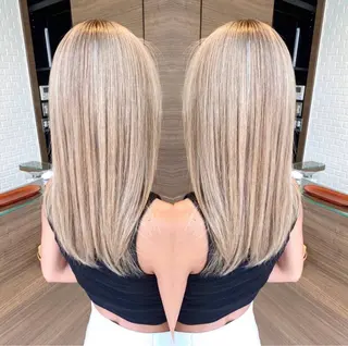 セミロング カラー grow渋谷所属・ギャル/grow渋谷 🌺Non👶🏾のヘアスタイル