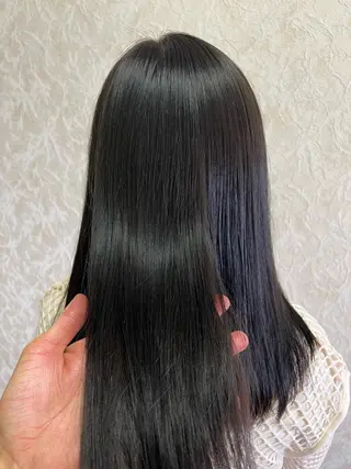 ミディアム カラー ブリーチ/髪質改善/ レイヤー/YUTO‎のヘアスタイル