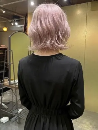 カラー 海外レイヤー/ ブロンドKazuhaのヘアスタイル