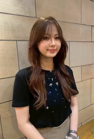 セミロング カラー 似合わせカラー /パーマ🪿 moeのヘアスタイル