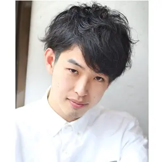 ミディアム パーマ メンズ メンズスタイル🌿 minamiのヘアスタイル