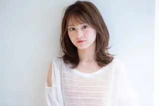 ミディアム 髪質改善 SerA by U-REALMのヘアスタイル