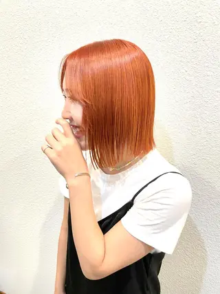 ショート カラー ヒナゴ トヨカズのヘアスタイル