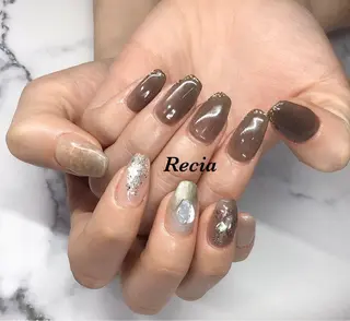 ロング カラー パーマ ヘアアレンジ メンズ キッズ ネイル マツエク・マツパ 福田 加奈のネイルデザイン