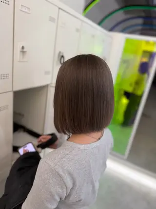 カラー 透ける透明感カラー 🎀anju/渋谷のヘアスタイル