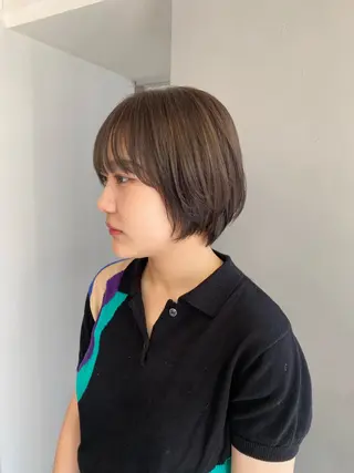 ショート カラー ヘアアレンジ ボブ /ニュアンス/ satomi🧸💖のヘアスタイル