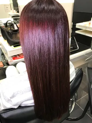 ロング カラー 関口 友行のヘアスタイル