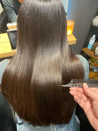 ロング パーマ 田中 アキオのヘアスタイル