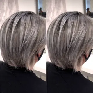 ショート karin💋海外 レイヤーカットのヘアスタイル