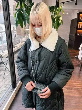 ショート カラー 🧡色落ちまで2度綺 麗なカラー🧡ヨシキのヘアスタイル