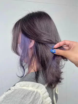 ミディアム カラー もにか🌞原宿/渋谷 🌝ブリーチカラーのヘアスタイル