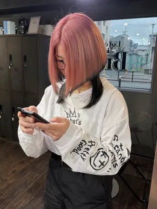 セミロング 🐒みき ゆうか🐒のヘアスタイル