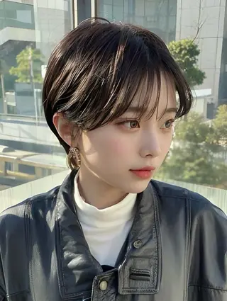 ショート カラー 女性が憧れる ショート/角田愛和のヘアスタイル