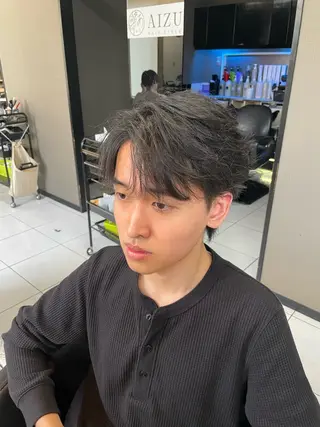 ショート カラー パーマ メンズ 🔥お値段以上🔥 メンズ特化たかひろのヘアスタイル