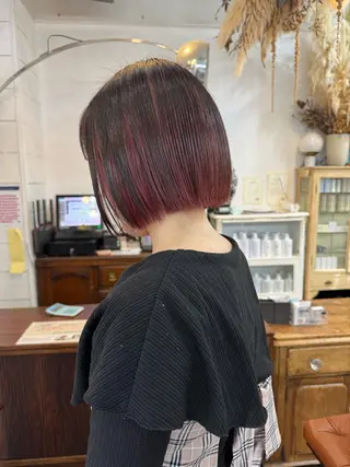 ミディアム カラー YURAGI🌿 SAKIのヘアスタイル