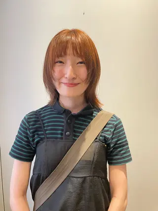 ミディアム カラー Toiro 横浜所属・🎀レイヤー/パーマ カラー/ai🎀のヘアスタイル