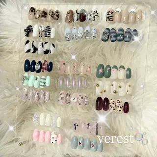 ネイル 🫧‪Yuri🫧 年始予約受付中🌟のネイルデザイン