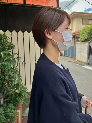 ショート NOUN所属・eri kinjoのヘアスタイル