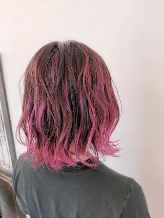 ミディアム カラー デザインカラー髪質 改善Lilithのその他イメージ