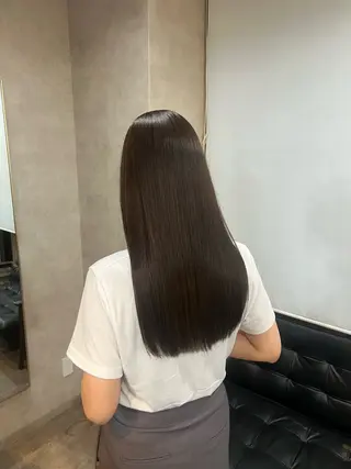 ロング リエンスクレア川田 髪質改善/ブリーチのヘアスタイル