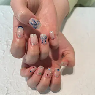 ネイル 四之宮 百花のネイルデザイン