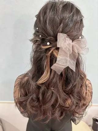 ロング ヘアアレンジ セットサロン      ラフテル所属・大阪/ヘアアレンジ /似合わせset💐のヘアスタイル