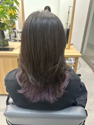 カラー はらゆか🦄レディー スカット🧸のヘアスタイル
