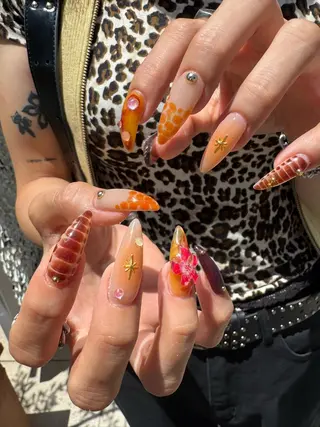 ネイル MITSUKI🪡 海外/個性派/ロングのネイルデザイン