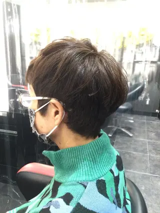 ショート カラー Annon プライベートサロンのヘアスタイル