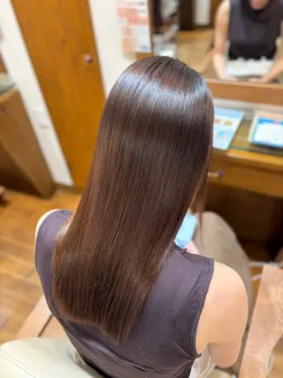 ロング エクリ麻布十番店所属・髪質改善/ 縮毛矯正/相原聡のヘアスタイル