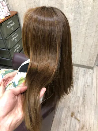 セミロング カラー hair salon Ame(エイム)所属・熊井 達也のエステ・リラクイメージ