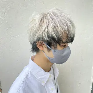 カラー ショート メンズ F.hair salon所属・ハイトーン×髪質改善 🌈しゅんだい🌈のヘアスタイル
