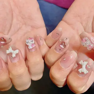 ネイル 🎀NAIL🎀 AI🪄︎︎◝✩のネイルデザイン