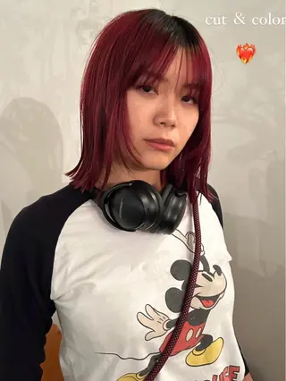 ミディアム Terve. 水野 菜々香のヘアスタイル