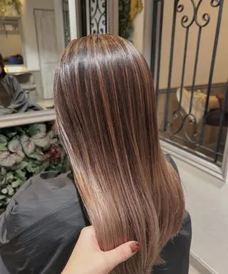 ミディアム カラー ヘアアレンジ 🌿Rina 🌙当日予約OK🌙のヘアスタイル