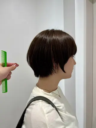 ショート モテヘア/グレージュ /ボブ/前原汐🎐のヘアスタイル