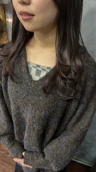 セミロング カラー chouette/ 根本優希のヘアスタイル