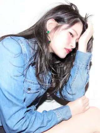 ロング カラー neaf六本木所属・韓国風レイヤー ショート/犬塚 優介のヘアスタイル