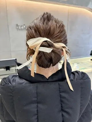 ヘアアレンジ 🎀ヘアセット透明感 /REINA🎀のヘアスタイル