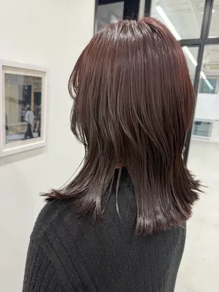 ミディアム カラー メンズ特化美容師/栄 /本間さつきのヘアスタイル