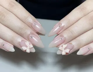 ネイル By moonネイル 🌷ワンホン/韓国風のネイルデザイン