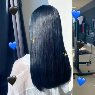 セミロング カラー 🖤韓国艶髪 RINA🖤のヘアスタイル