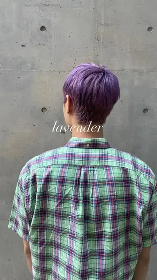 カラー メンズ 縮毛矯正とレイヤー カット/杉村凜汰郎のヘアスタイル